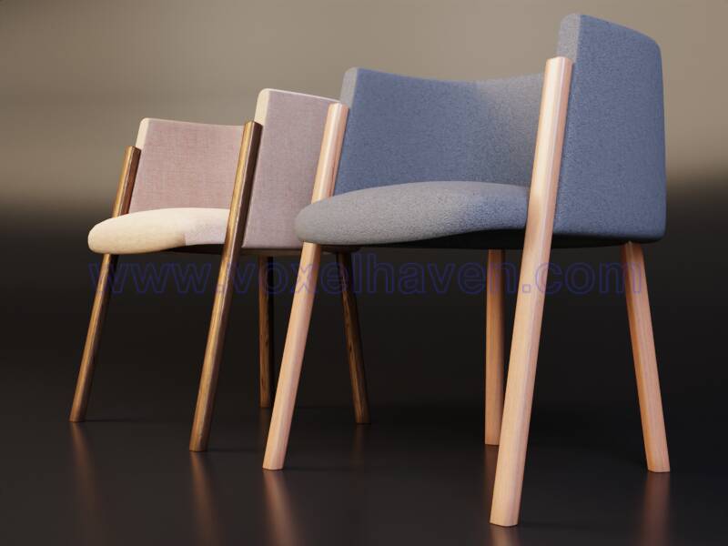 Blender 3D model Dining Chair