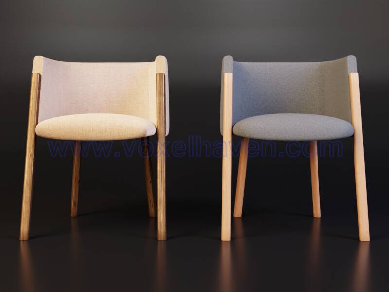 Free 3D dinning chair model