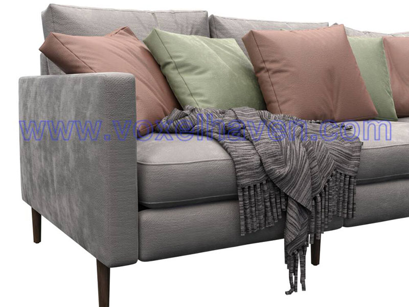 blender 3d sofa model